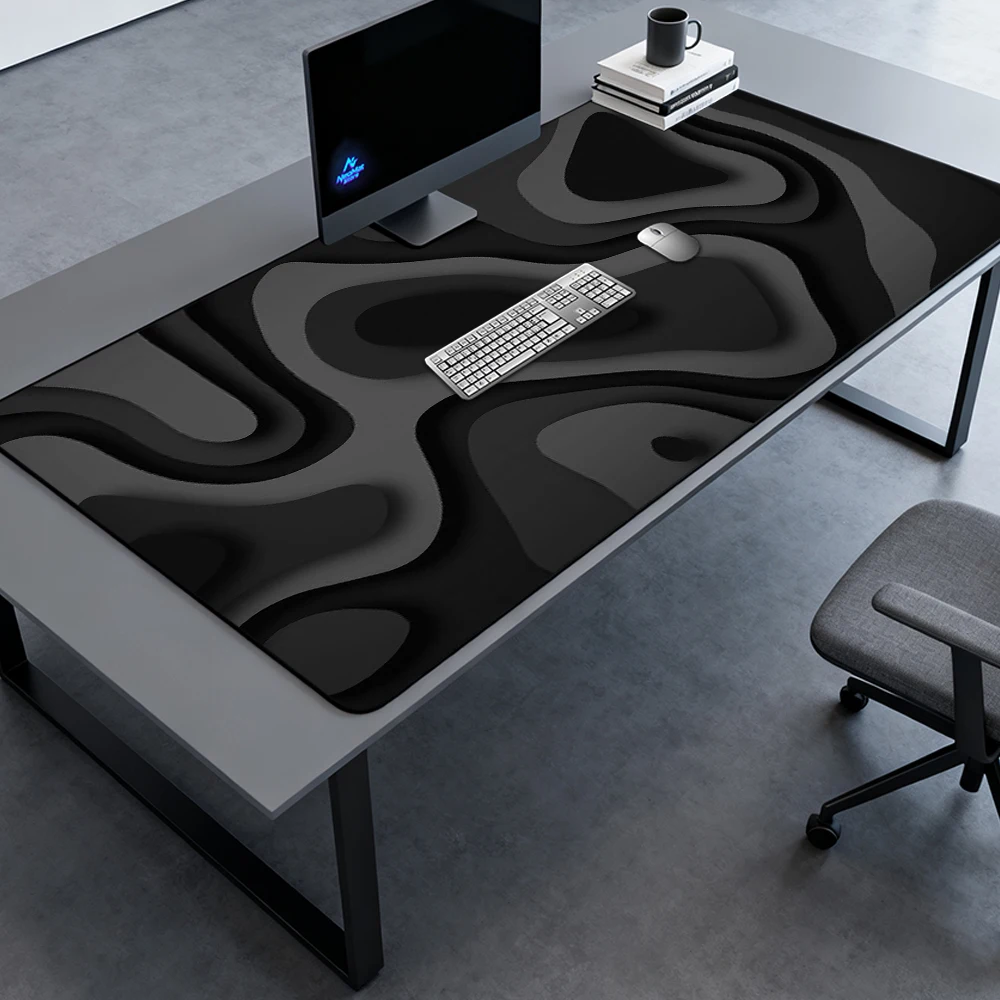 Contour Mouse Pad Large Laptop Gaming Desk Mat Layered 160x60 140x60 Minimalist Mousepad Abstract Gray Black Accessories
Contour Mouse Pad Large Laptop Gaming Desk Mat Layered 160x60 140x60 Minimalist Mousepad Abstract Gray Black Accessories