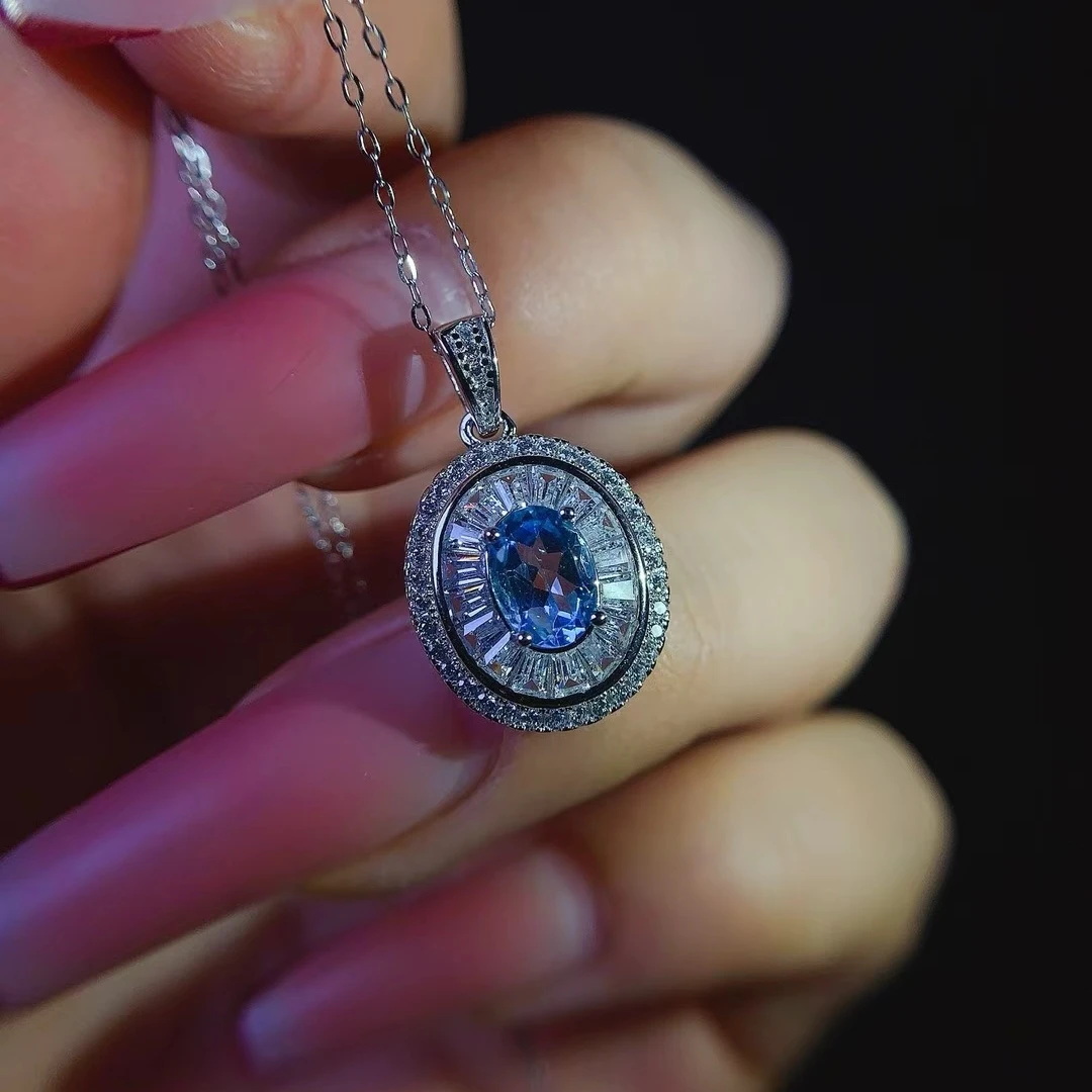 KJJEAXCMY Women's Pendant | Natural Topaz with S925 silver , electroplated color retention process, high-clarity support testing 
KJJEAXCMY Women's Pendant | Natural Topaz with S925 silver , electroplated color retention process, high-clarity support testing