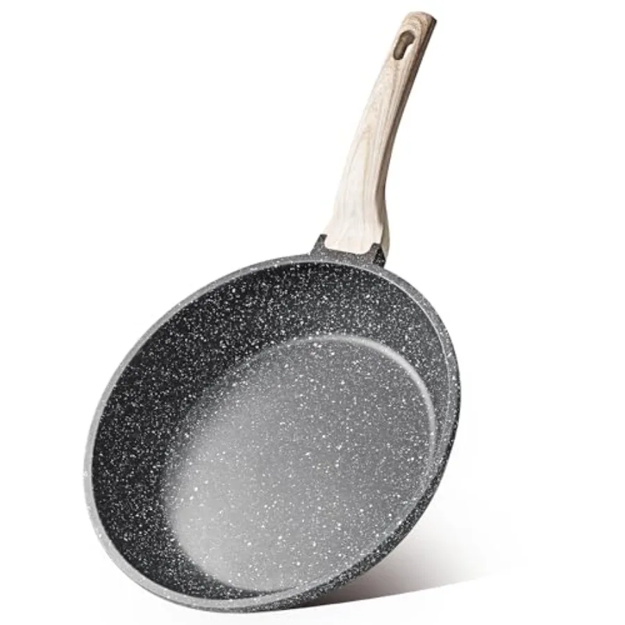Nonstick Frying Pan Skillet, Non Stick Granite Fry Pan Egg Pan Omelet Pans, Stone Cookware Chef's Pan, PFOA Free, Induction Com
Nonstick Frying Pan Skillet, Non Stick Granite Fry Pan Egg Pan Omelet Pans, Stone Cookware Chef's Pan, PFOA Free, Induction Com