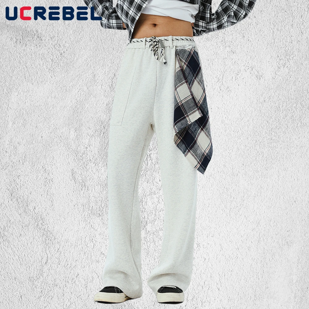 Plaid Patchwork Sweatpants Mens Autumn Winter Hip Hop Streetwear Elastic Waist Wide Leg Baggy Trousers Man
Plaid Patchwork Sweatpants Mens Autumn Winter Hip Hop Streetwear Elastic Waist Wide Leg Baggy Trousers Man