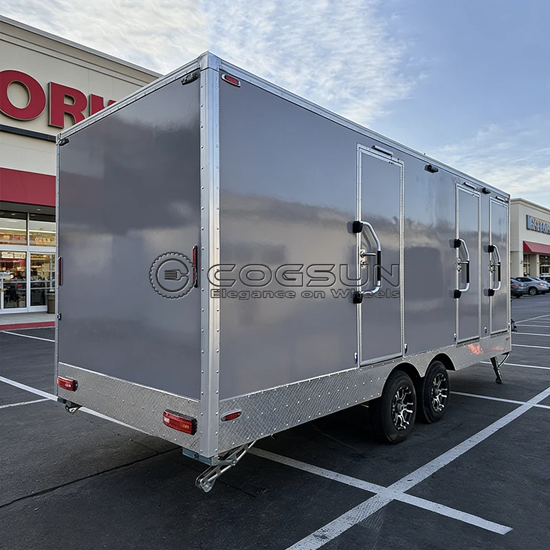 Cogsun Luxury Public Restroom Trailer Smart Portable Toilet Trailer Mobile Bathroom Trailer Best Selling Restroom Solution
Cogsun Luxury Public Restroom Trailer Smart Portable Toilet Trailer Mobile Bathroom Trailer Best Selling Restroom Solution