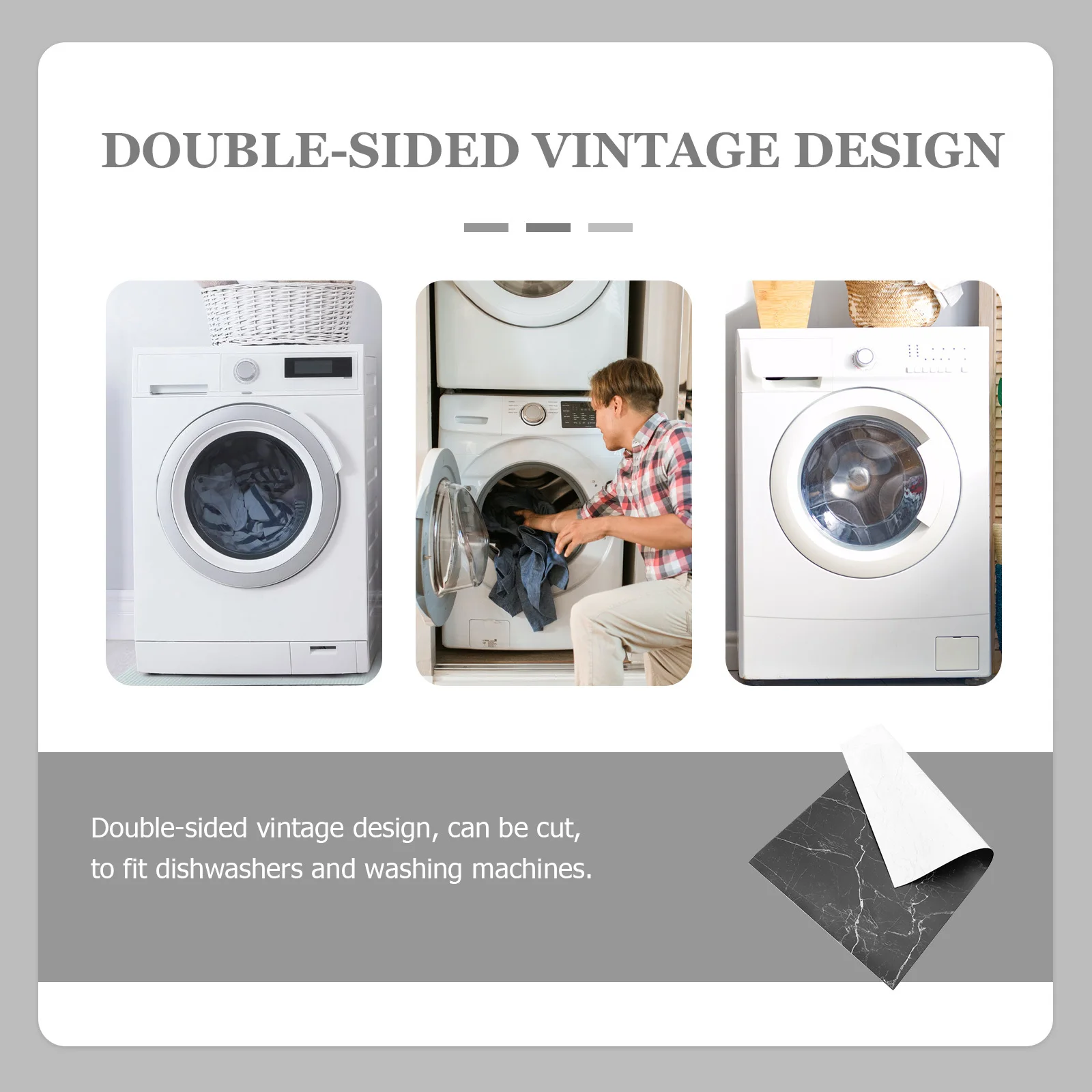 Marble Pattern Decorative Appliance Sticker Fridge Dishwasher Cover Wrap Removable Peel Stick Decal Home Kitchen Decor
Marble Pattern Decorative Appliance Sticker Fridge Dishwasher Cover Wrap Removable Peel Stick Decal Home Kitchen Decor