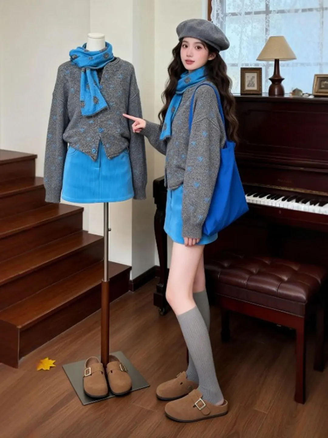 Unique Small Size Knitted Sweater Skirt Set Youthful Ootd Spring Fashion Korean Style Comfortable High Waist Short Skirt
Unique Small Size Knitted Sweater Skirt Set Youthful Ootd Spring Fashion Korean Style Comfortable High Waist Short Skirt