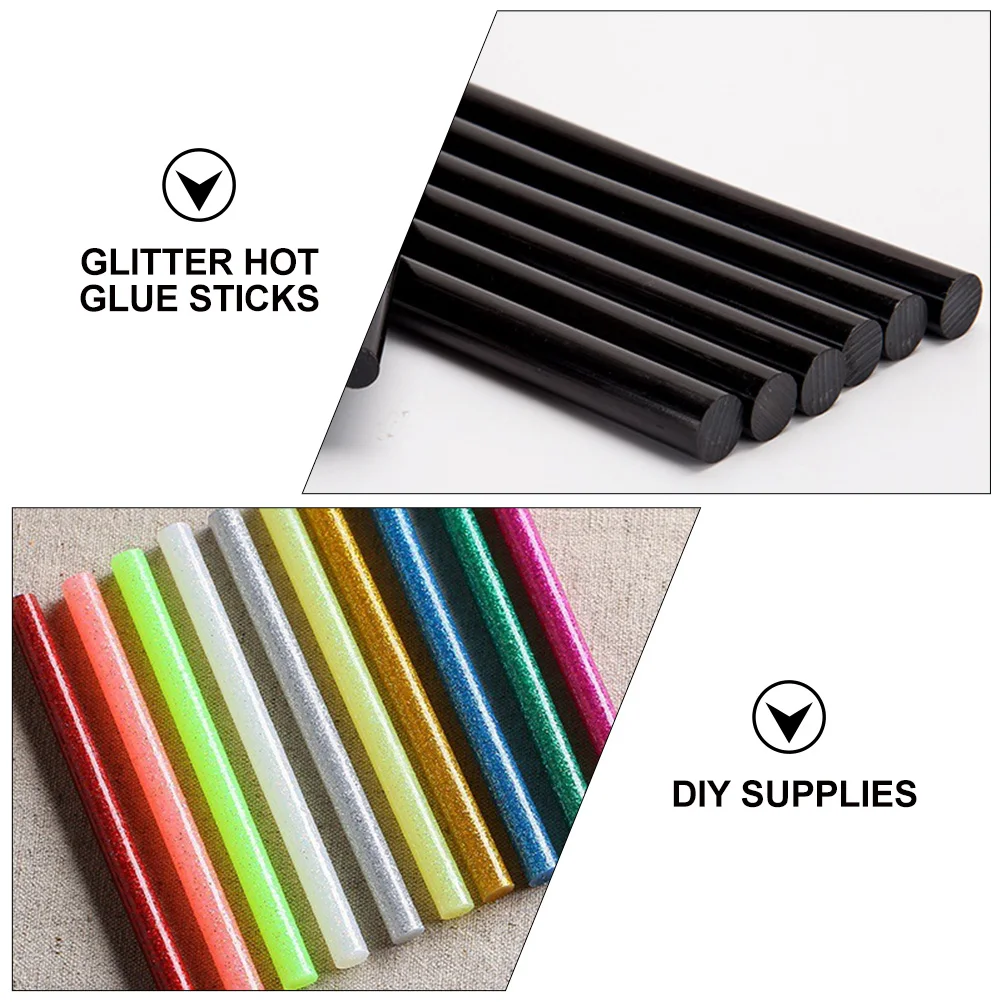100 Pcs Hot Melt Glue Sticks Colorful DIY Supplies Glitter Adhesive Strong Bonding Crafting Repair Home Decor Mini Few Bubbles
100 Pcs Hot Melt Glue Sticks Colorful DIY Supplies Glitter Adhesive Strong Bonding Crafting Repair Home Decor Mini Few Bubbles