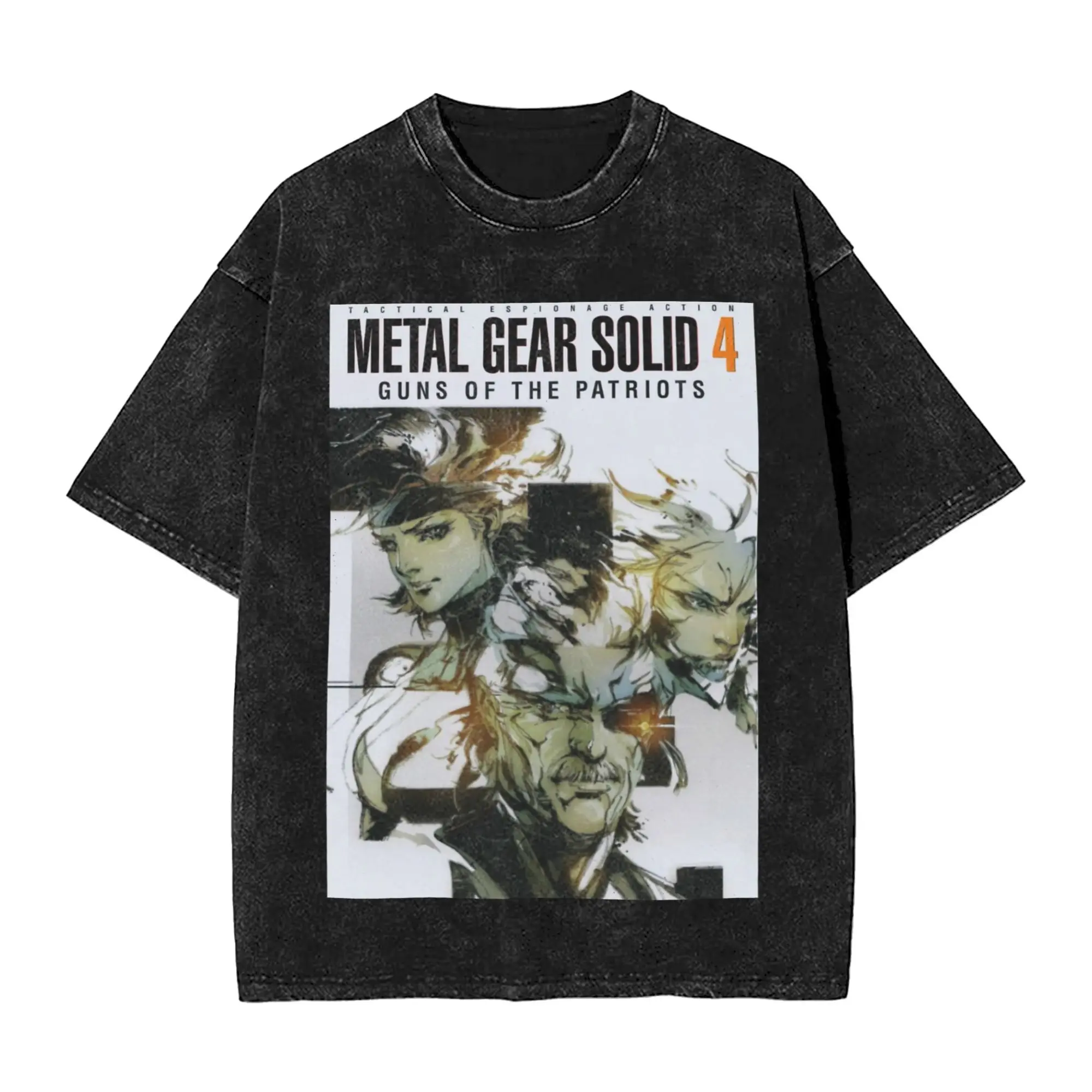 Metal Gear Solid 4 T Shirts Hip Hop Washed 100% Cotton Harajuku T-Shirts Novelty for Men Women Tops Streetwear Summer Tees
Metal Gear Solid 4 T Shirts Hip Hop Washed 100% Cotton Harajuku T-Shirts Novelty for Men Women Tops Streetwear Summer Tees