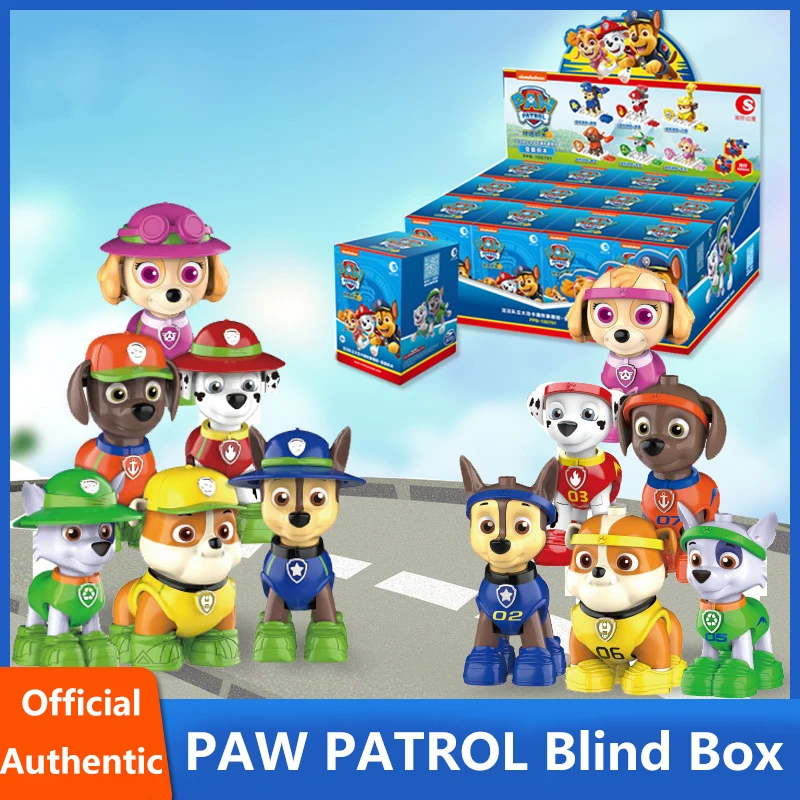 Kawaii слепая коробка, подлинная PAW PATROL Marshall Chase Skye, строительный блок, слепая коробка, 6 стилей, трансформированные игрушки, детская кукла, подарок
Kawaii слепая коробка, подлинная PAW PATROL Marshall Chase Skye, строительный блок, слепая коробка, 6 стилей, трансформированные игрушки, детская кукла, подарок