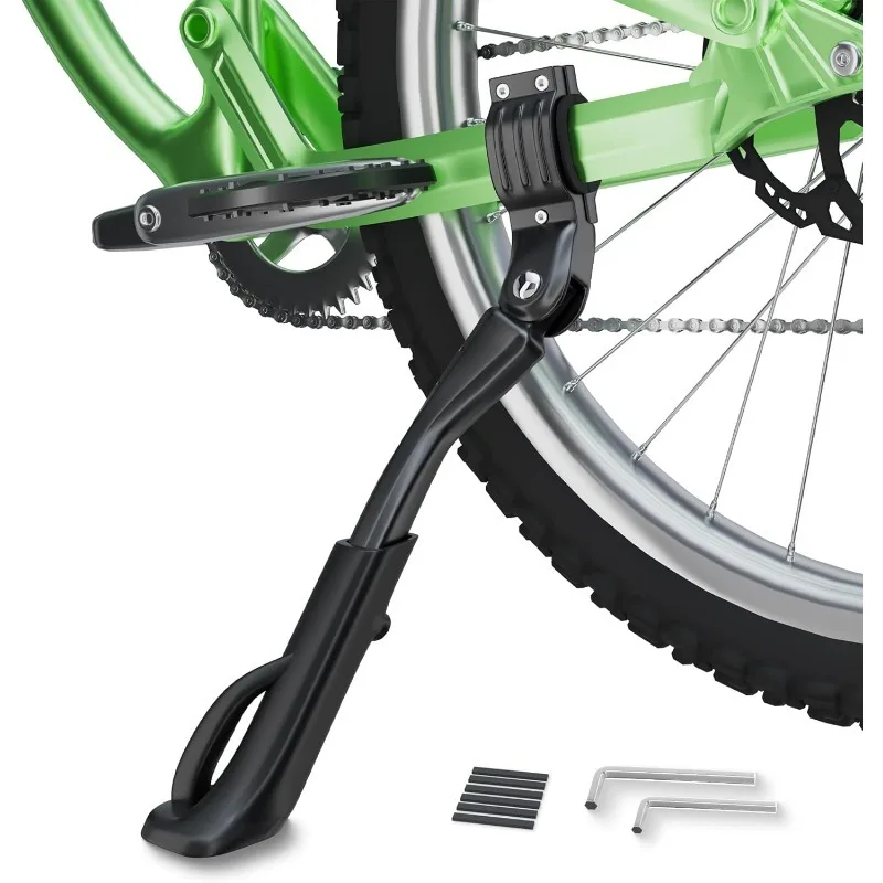 Bike Kickstand for 26-29 Inch Adult Bicycle, Adjustable Aluminum Bicycle Kickstand, Sturdy and Non-slip Kick Stand for Mountain
Bike Kickstand for 26-29 Inch Adult Bicycle, Adjustable Aluminum Bicycle Kickstand, Sturdy and Non-slip Kick Stand for Mountain
