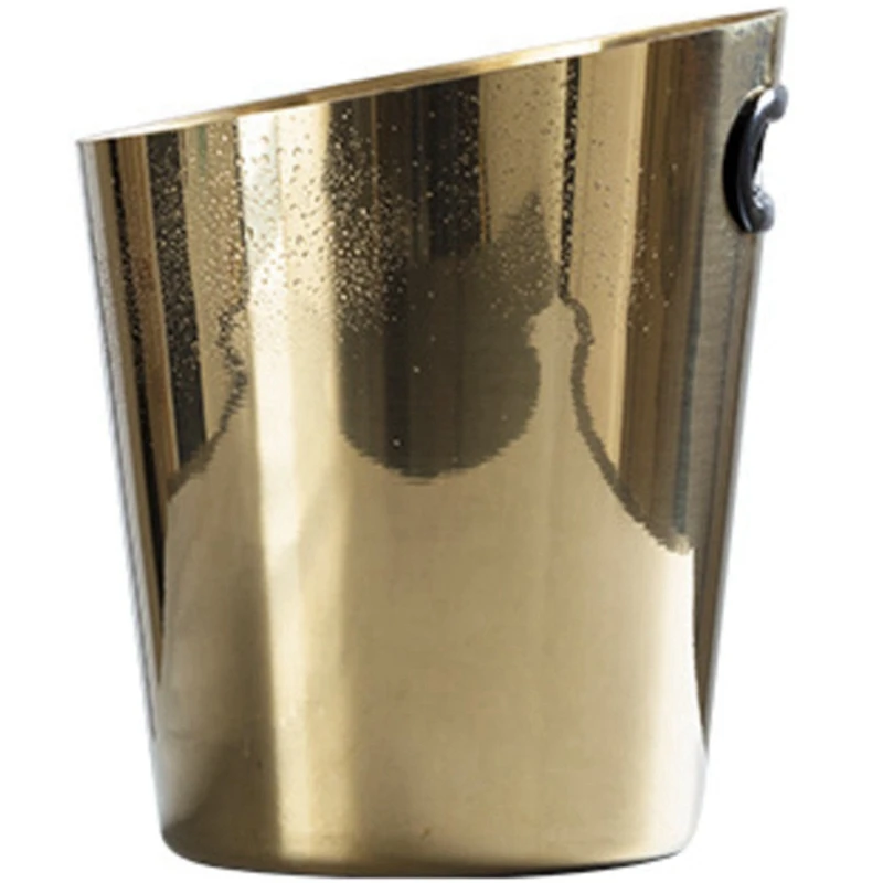 2X Stainless Steel Champagne Bucket Household Beer Bucket Bar KTV Commercial Ice Bucket Wine And Wine Bucket, Gold
2X Stainless Steel Champagne Bucket Household Beer Bucket Bar KTV Commercial Ice Bucket Wine And Wine Bucket, Gold