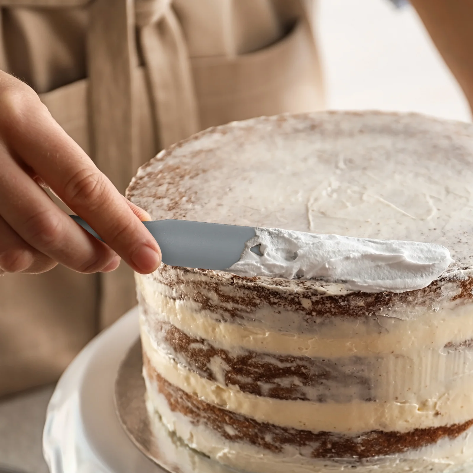 Silicone Cake Spatula Food-Grade Wear-Resistant Baking Scraper Ergonomic Non-Stick Easy Clean Portable Kitchen Tool Home
Silicone Cake Spatula Food-Grade Wear-Resistant Baking Scraper Ergonomic Non-Stick Easy Clean Portable Kitchen Tool Home