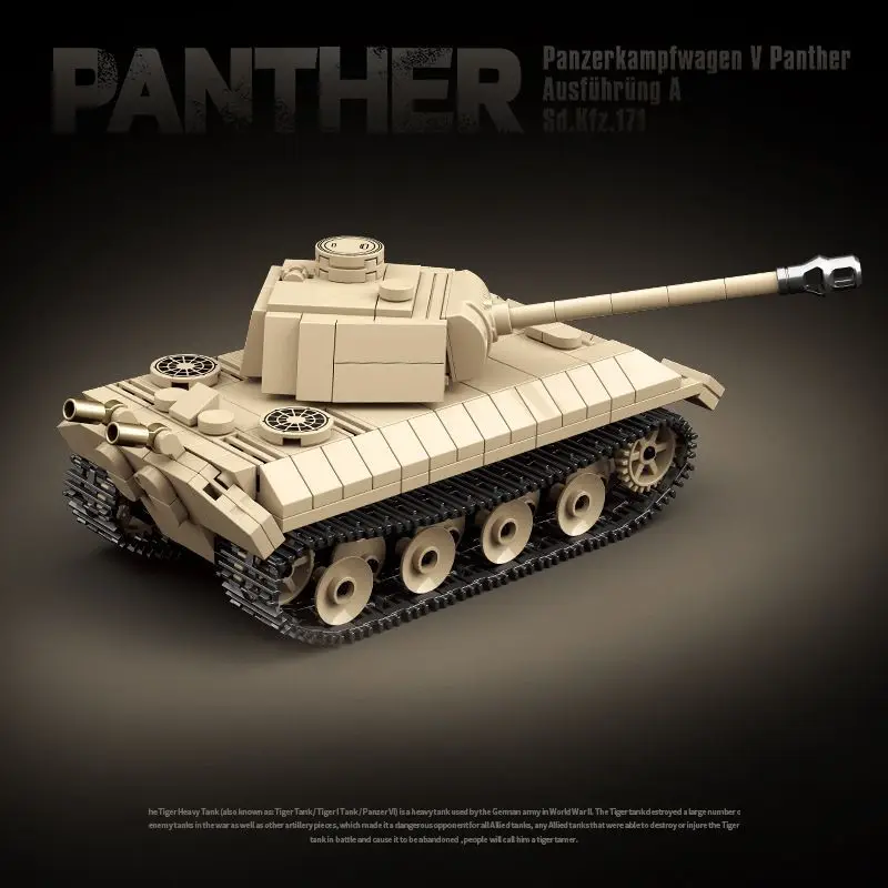 New trendy toy - Leopard-style medium-sized tank military building block assembly educational toy gift
New trendy toy - Leopard-style medium-sized tank military building block assembly educational toy gift