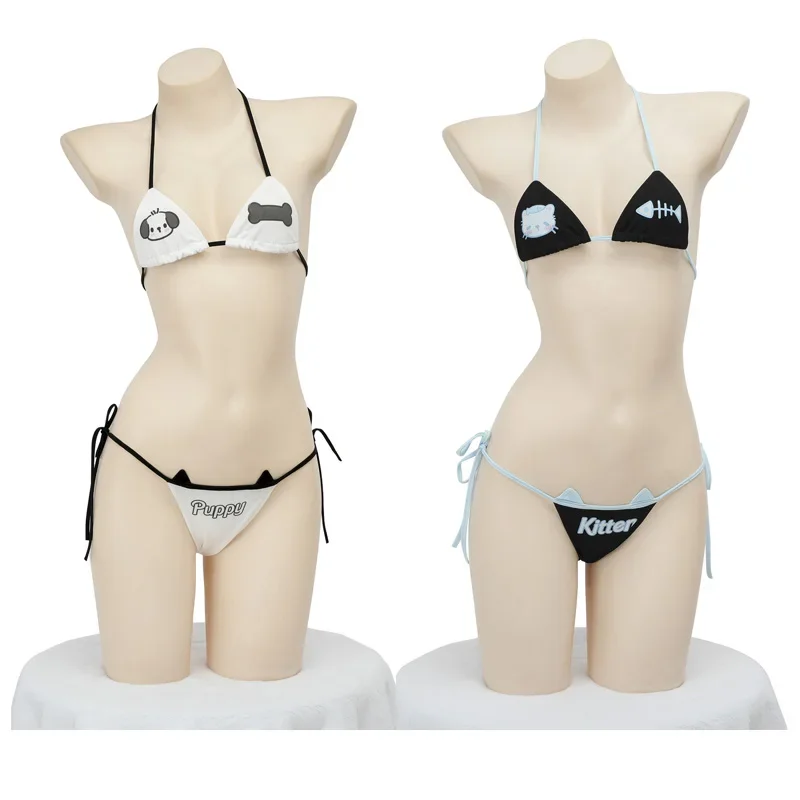 Lolita Anime Girls Cosplay Neko Bikini Set Women Bandage Tube Tops Cat Ears Underwear Beach Swimsuit Lingerie Swimwear Suit
Lolita Anime Girls Cosplay Neko Bikini Set Women Bandage Tube Tops Cat Ears Underwear Beach Swimsuit Lingerie Swimwear Suit