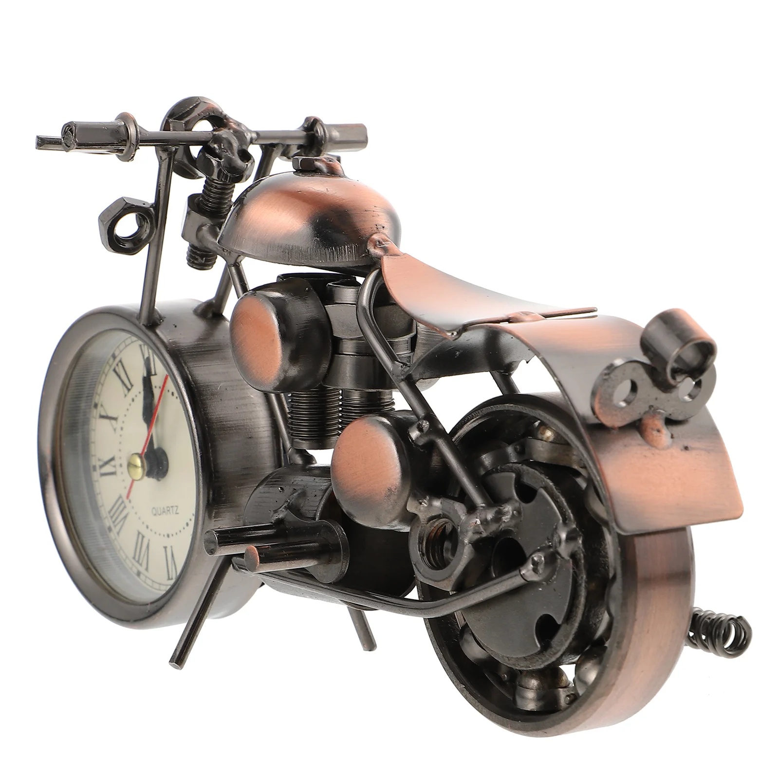 Motorcycle Clock Home Desktop Decor Metal Adorn Retro Prop Adornment Vintage Iron Craft Alarm Living Room
Motorcycle Clock Home Desktop Decor Metal Adorn Retro Prop Adornment Vintage Iron Craft Alarm Living Room