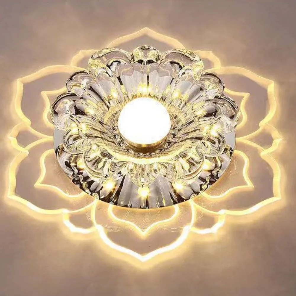 9W LED Ceiling Lights Modern Creative Crystal Flower Chandelier Crystal Petals Ceiling Spotlights
9W LED Ceiling Lights Modern Creative Crystal Flower Chandelier Crystal Petals Ceiling Spotlights