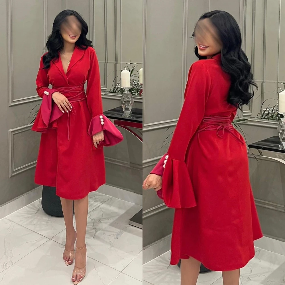 Customized Saudi Arabia s Ruched Homecoming A-line V-neck Bespoke Occasion Gown Midi Dresses
Customized Saudi Arabia s Ruched Homecoming A-line V-neck Bespoke Occasion Gown Midi Dresses