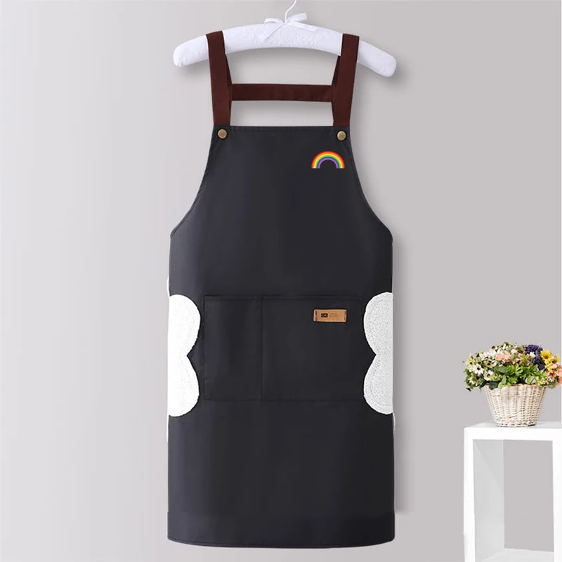 Kitchen apron waterproof PVC chef apron, with large pockets and adjustable straps, suitable for restaurant and home cleaning
Kitchen apron waterproof PVC chef apron, with large pockets and adjustable straps, suitable for restaurant and home cleaning