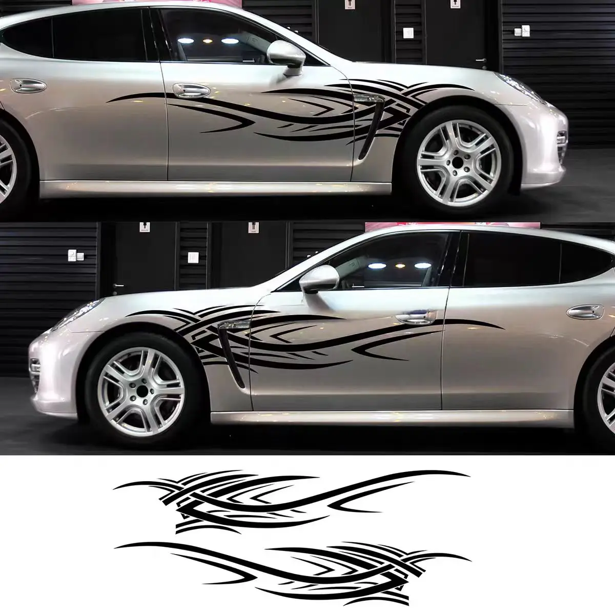 Waterproof Sport Racing Flame Stripe Car Body Graphic Side Vinyl Decal For Audi A5 A7 A7L Porsche 718 Cayenne Macan Exterior
Waterproof Sport Racing Flame Stripe Car Body Graphic Side Vinyl Decal For Audi A5 A7 A7L Porsche 718 Cayenne Macan Exterior