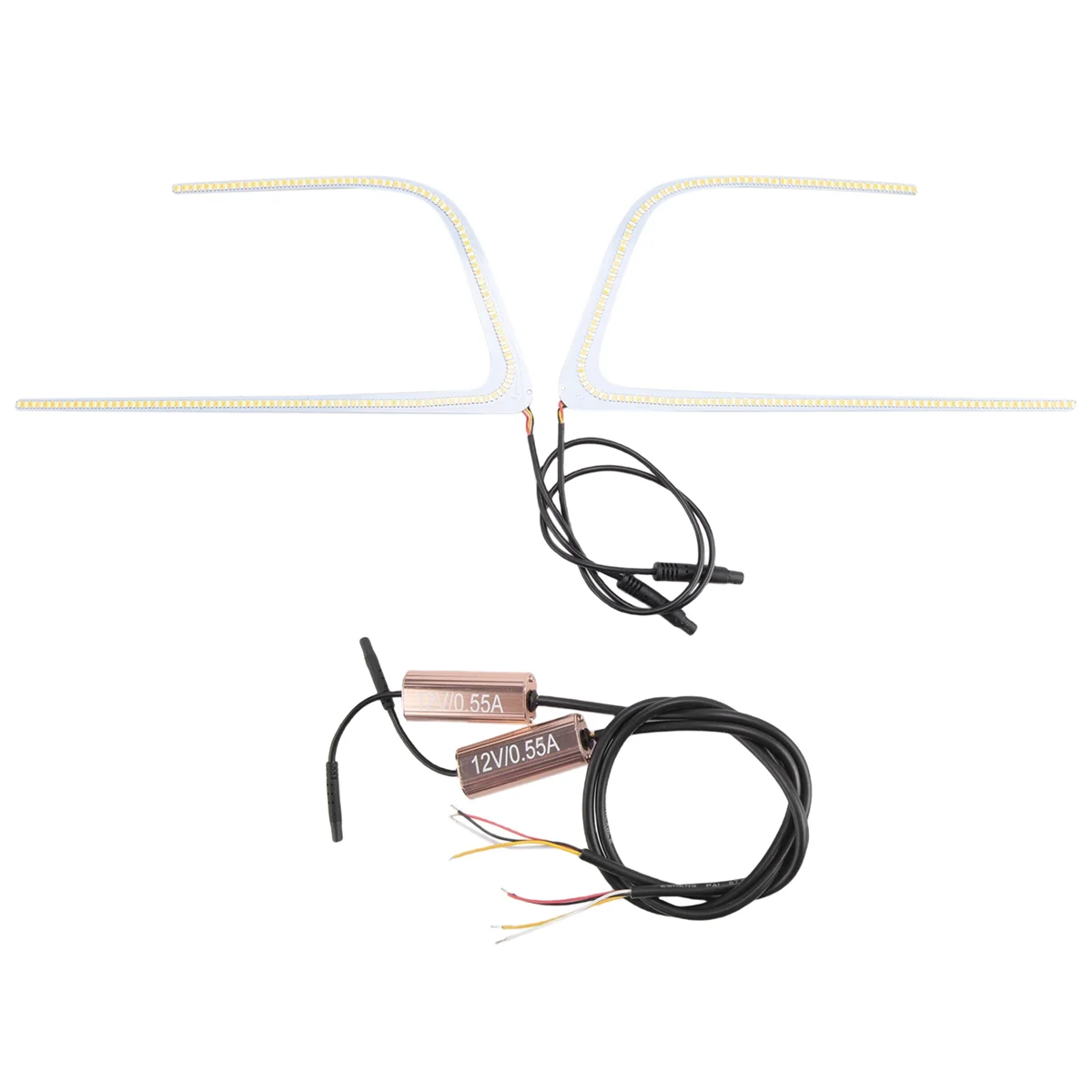 Dual-Color White/ Amber LED C-Ring Circuit Board Headlight Running /Turn Signal Lights for Subaru WRX & STI
Dual-Color White/ Amber LED C-Ring Circuit Board Headlight Running /Turn Signal Lights for Subaru WRX & STI