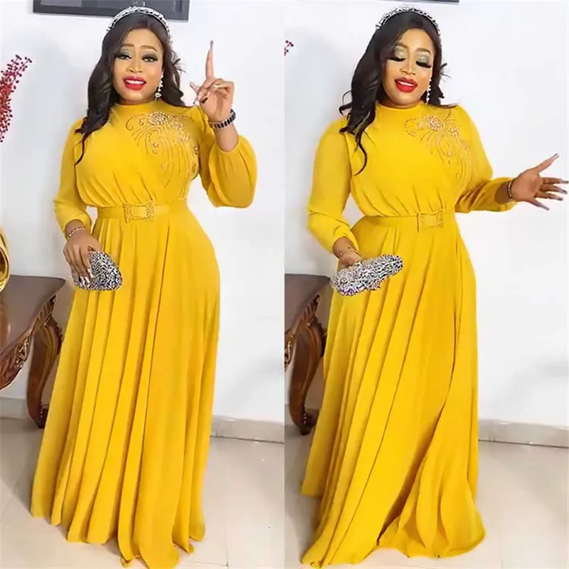 Plus Size African Party Dresses for 2023 New Chiffon Women Dashiki Ankara Wedding Gowns Elegant Turkey Muslim Maxi Dress Evening
Plus Size African Party Dresses for 2023 New Chiffon Women Dashiki Ankara Wedding Gowns Elegant Turkey Muslim Maxi Dress Evening
