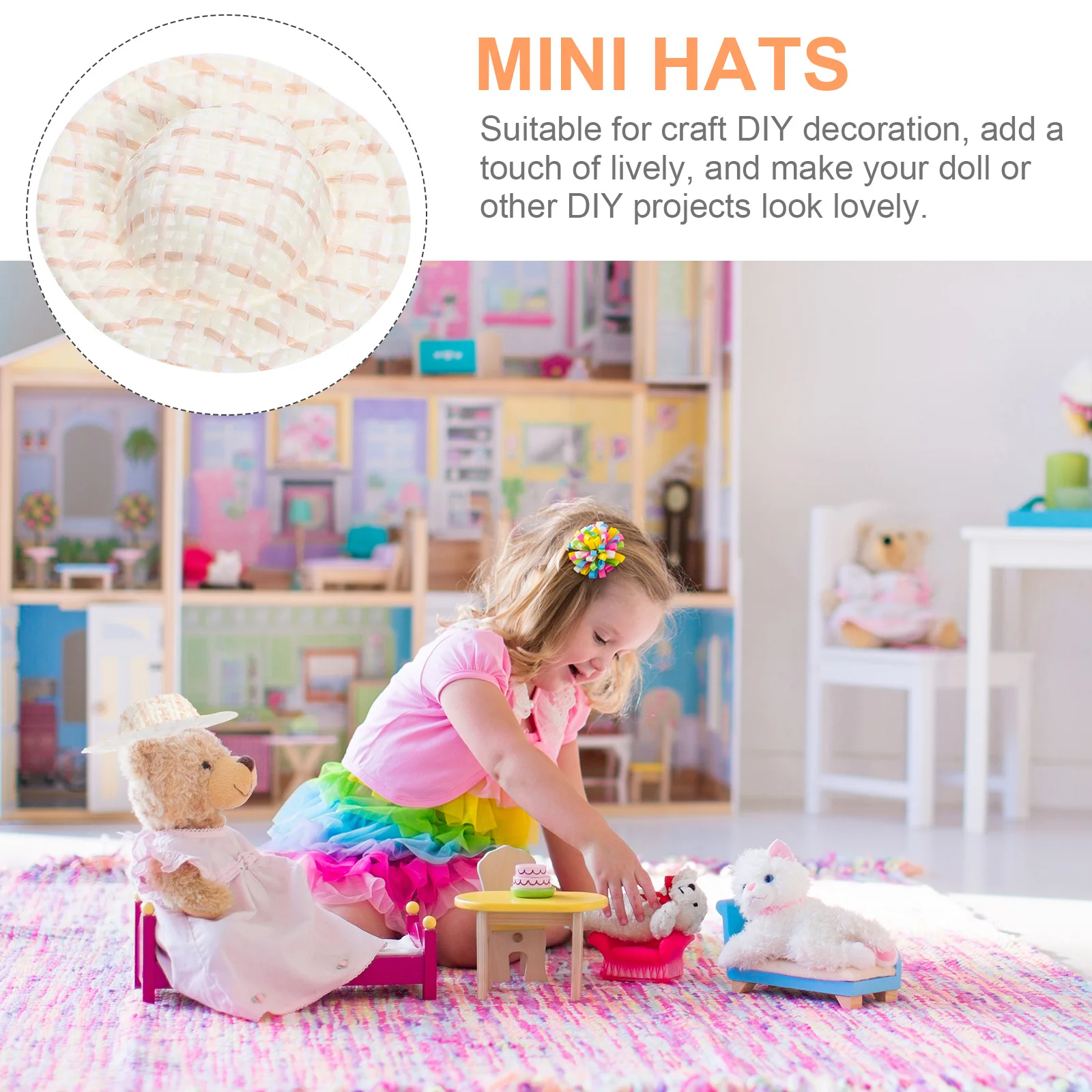 12pcs Miniature Straw Hats For Rustic Tiny Hat Craft Decoration Accessories For Mini House Decor
12pcs Miniature Straw Hats For Rustic Tiny Hat Craft Decoration Accessories For Mini House Decor