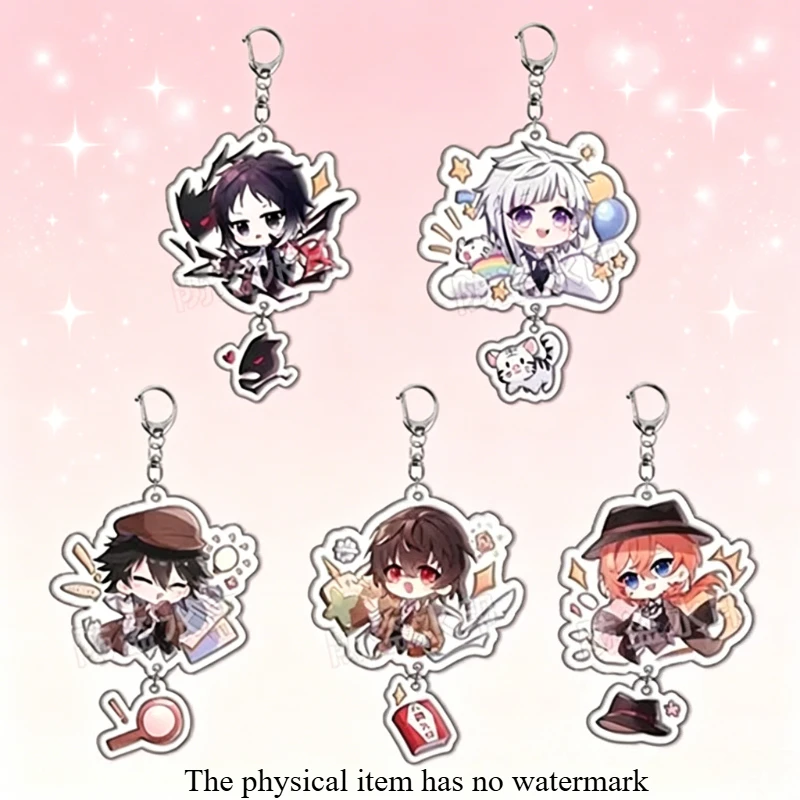 Bungo Stray Dogs cartoon cute acrylic keychain kawaii two-dimensional couple backpack pendant anime merchandise gift wholesale
Bungo Stray Dogs cartoon cute acrylic keychain kawaii two-dimensional couple backpack pendant anime merchandise gift wholesale