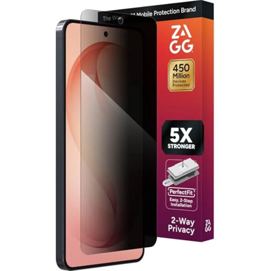 Glass Elite Privacy Samsung Galaxy S26 Plus Screen Protector - Tempered Glass 5X Stronger Impact Protection 2-Way Privacy Filte
Glass Elite Privacy Samsung Galaxy S26 Plus Screen Protector - Tempered Glass 5X Stronger Impact Protection 2-Way Privacy Filte