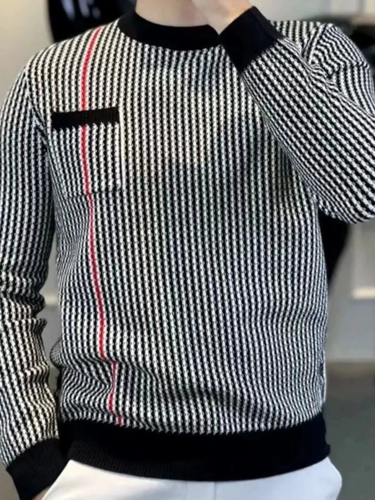 Удобный мужской трикотажный Long Sve round Ne Striped irt Sli, универсальный базовый слой для осени и зимы
Удобный мужской трикотажный Long Sve round Ne Striped irt Sli, универсальный базовый слой для осени и зимы