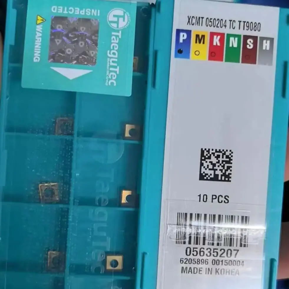 XCMT050204TC TT9080 /Alloy blade 10 PCS
XCMT050204TC TT9080 /Alloy blade 10 PCS