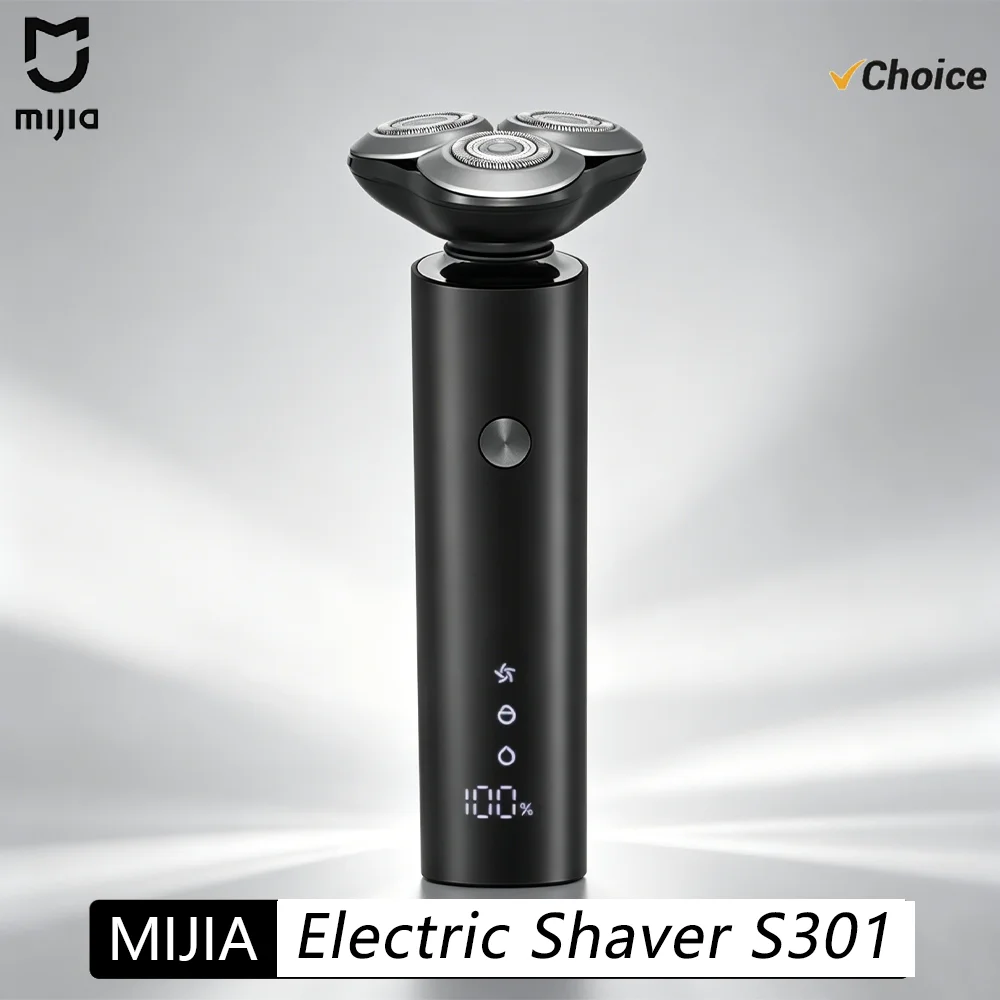 New MIJIA Men's Electric Shaver S301 Beard Trimmer Machine Shaving Portable Flex Razor IPX7 Washable Trimer Ceramic Blade -CN
New MIJIA Men's Electric Shaver S301 Beard Trimmer Machine Shaving Portable Flex Razor IPX7 Washable Trimer Ceramic Blade -CN