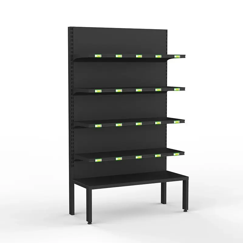 Multi-functionalSupermarket Snacks Loose Scale Shelf Display Rack Convenience Store Multi-layer Double-sided Combination