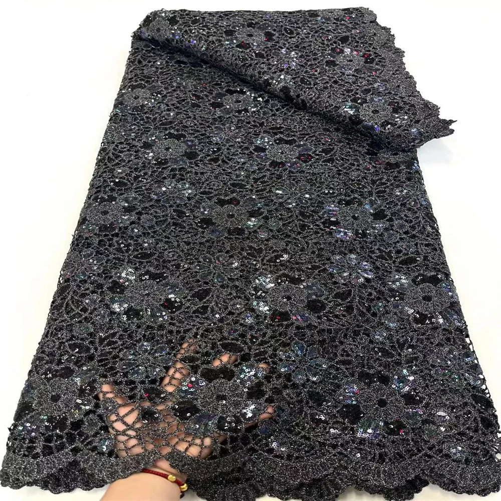 Guipure Fabric African Lace Fabric 2024 High Quality Elegant Lace Nigerian Sequins Embroidered French Tulle Lace Fabric Dress xc
Guipure Fabric African Lace Fabric 2024 High Quality Elegant Lace Nigerian Sequins Embroidered French Tulle Lace Fabric Dress xc