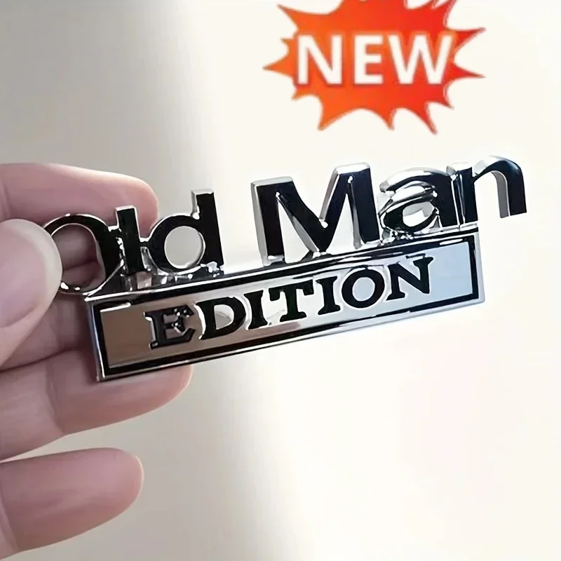 Funny Old Man 3D Emblem Badge Sticker, Metal Car Fender Door Decal, Universal Decor for Car SUV Truck
Funny Old Man 3D Emblem Badge Sticker, Metal Car Fender Door Decal, Universal Decor for Car SUV Truck