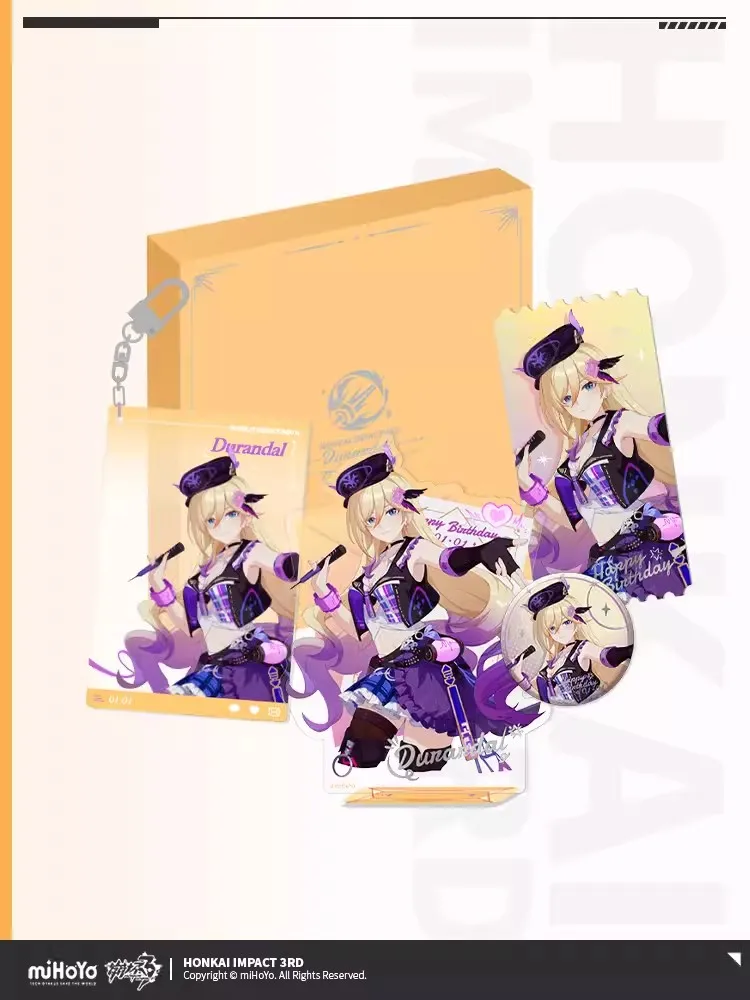Предварительная продажа miHoYo официальный Honkai Impact 3 желтка 2024 сувенир на день рождения Подарочная коробка Звездная ночь липкая подвеска значок Косплей
Предварительная продажа miHoYo официальный Honkai Impact 3 желтка 2024 сувенир на день рождения Подарочная коробка Звездная ночь липкая подвеска значок Косплей