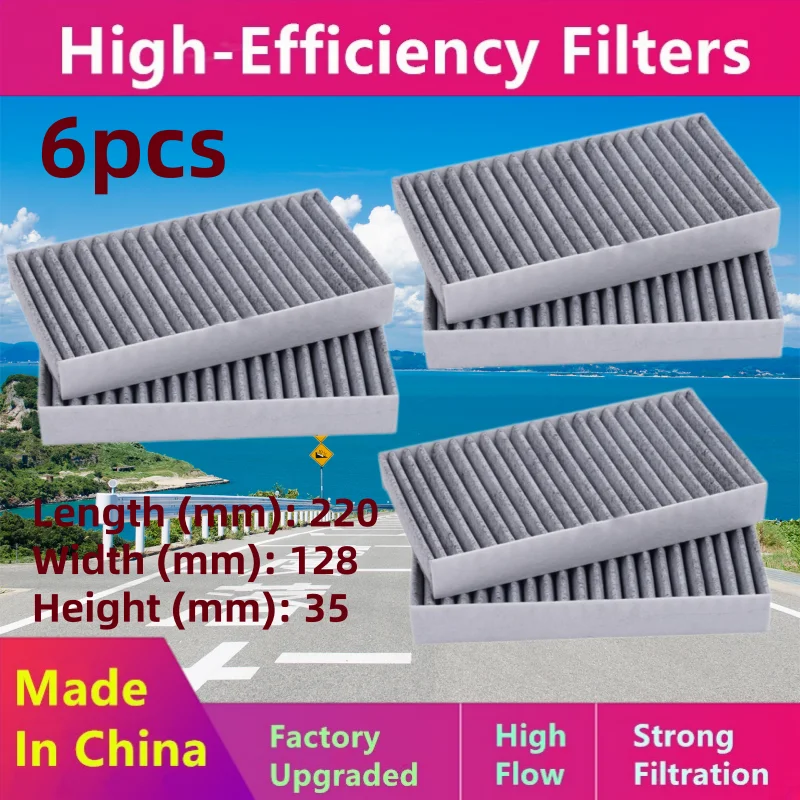 6pcs/ For Xiaomi SU7/Xiaomi SU7 Ultra Cabin Air Filter /auto parts
6pcs/ For Xiaomi SU7/Xiaomi SU7 Ultra Cabin Air Filter /auto parts