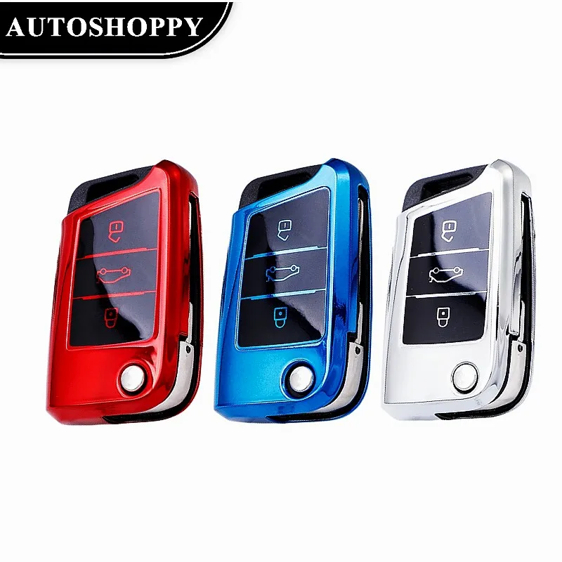 High Quality For Volkswagen VW Polo Golf 7 MK7 Tiguan Passat Skoda Octavia Kodiaq Karoq For Seat Ateca Leon Car Key Case Cover
High Quality For Volkswagen VW Polo Golf 7 MK7 Tiguan Passat Skoda Octavia Kodiaq Karoq For Seat Ateca Leon Car Key Case Cover