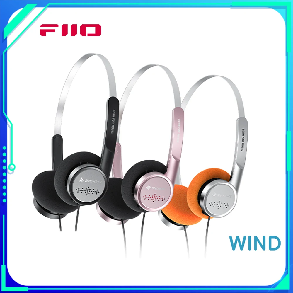 Наушники FiiO Snowsky Wind в стиле ретро, проводные полуоткрытые наушники HIFI, легкая портативная динамическая гарнитура с креплением на голову, подарки на заказ
Наушники FiiO Snowsky Wind в стиле ретро, проводные полуоткрытые наушники HIFI, легкая портативная динамическая гарнитура с креплением на голову, подарки на заказ