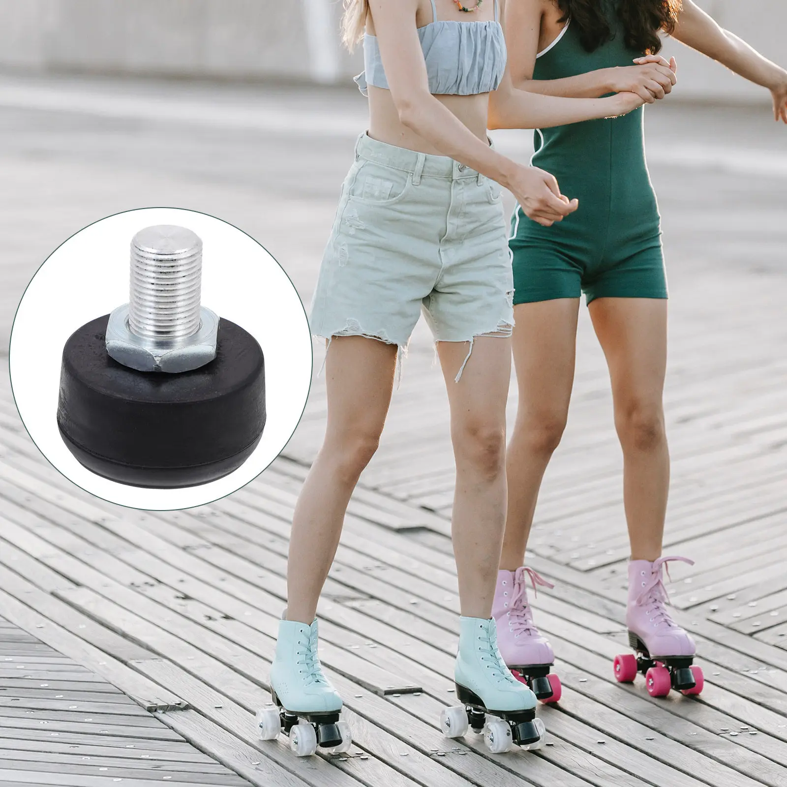 Roller Skates Brake Stopper Premium Wear-Resistant Toe Stopper Large Braking Area Adjustable Double Row Skating Brake Block
Roller Skates Brake Stopper Premium Wear-Resistant Toe Stopper Large Braking Area Adjustable Double Row Skating Brake Block