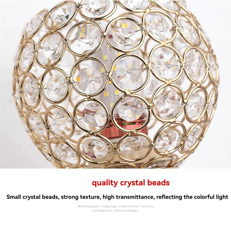 HHO-Luxury Crystal Lighting Fixture For Aisle And Bedroom, Modern American Style Wall Lamp
HHO-Luxury Crystal Lighting Fixture For Aisle And Bedroom, Modern American Style Wall Lamp