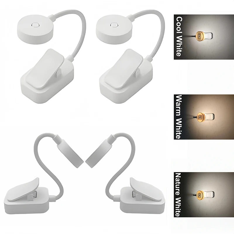 LED Clip Type Desk Lamp 3 Color Stepless Dimming Bedside Reading Lamp Eye Protection Small Desk Lamp Student Dormitory Lighting
LED Clip Type Desk Lamp 3 Color Stepless Dimming Bedside Reading Lamp Eye Protection Small Desk Lamp Student Dormitory Lighting