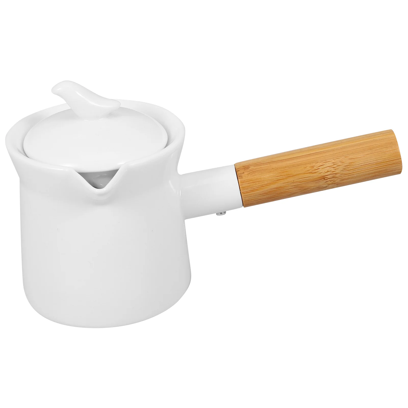 Wooden Handle Ceramic Milk Pan Butter Warmer Container Mini Saucepan Small Holder Soy
Wooden Handle Ceramic Milk Pan Butter Warmer Container Mini Saucepan Small Holder Soy