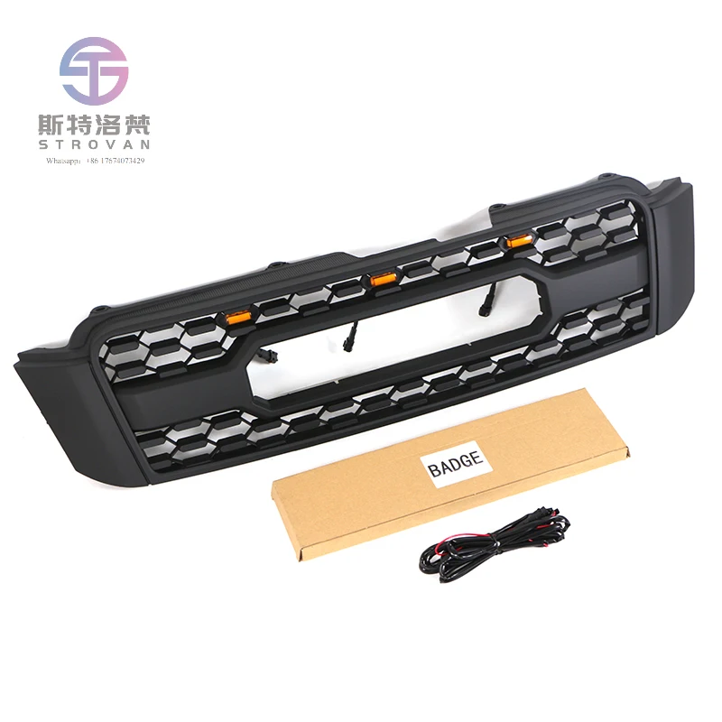 2004-2007 New Style Auto Parts Matte Black Front Car Grille With Light Fit for Highlander
2004-2007 New Style Auto Parts Matte Black Front Car Grille With Light Fit for Highlander