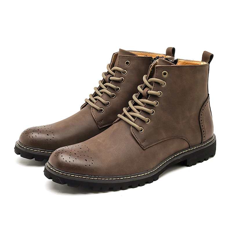 Genuine Leather Men Boots Outdoor Casual Shoes for Men Platform Boots Ankle Boots High Quality Men Shoes Male Moto Shoes
Genuine Leather Men Boots Outdoor Casual Shoes for Men Platform Boots Ankle Boots High Quality Men Shoes Male Moto Shoes
