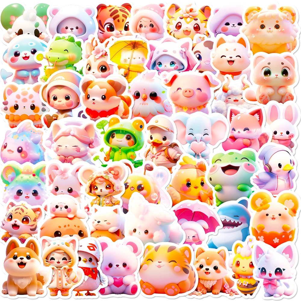 10/30/50pcs Kawaii 3D Animal Cartoon Graffiti Stickers Aesthetic Decorative Stationery Phone Case Laptop Cute Kids Sticker Toys
10/30/50pcs Kawaii 3D Animal Cartoon Graffiti Stickers Aesthetic Decorative Stationery Phone Case Laptop Cute Kids Sticker Toys