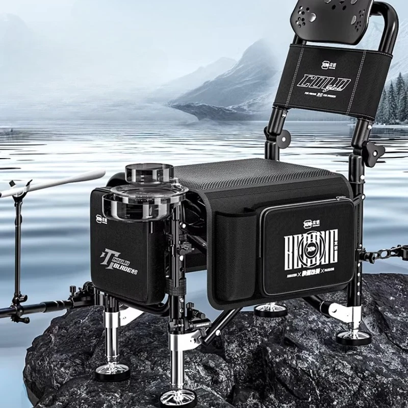 Профессиональное рыболовное кресло Cold Blade Knight, многофункциональное складное сиденье для рыбалки с держателем для удочки и регулируемыми ножками для использования на открытом воздухе
Профессиональное рыболовное кресло Cold Blade Knight, многофункциональное складное сиденье для рыбалки с держателем для удочки и регулируемыми ножками для использования на открытом воздухе