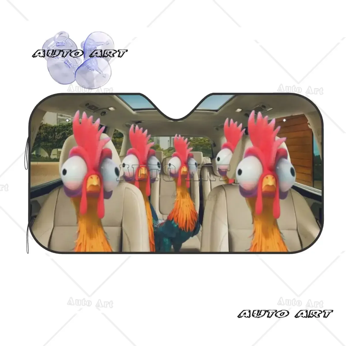 Funny Chicken Driver Sunshade Windscreen Animals Fashion Car Front Window Visor 76x140cm Sun Visor Accessories Covers
Funny Chicken Driver Sunshade Windscreen Animals Fashion Car Front Window Visor 76x140cm Sun Visor Accessories Covers