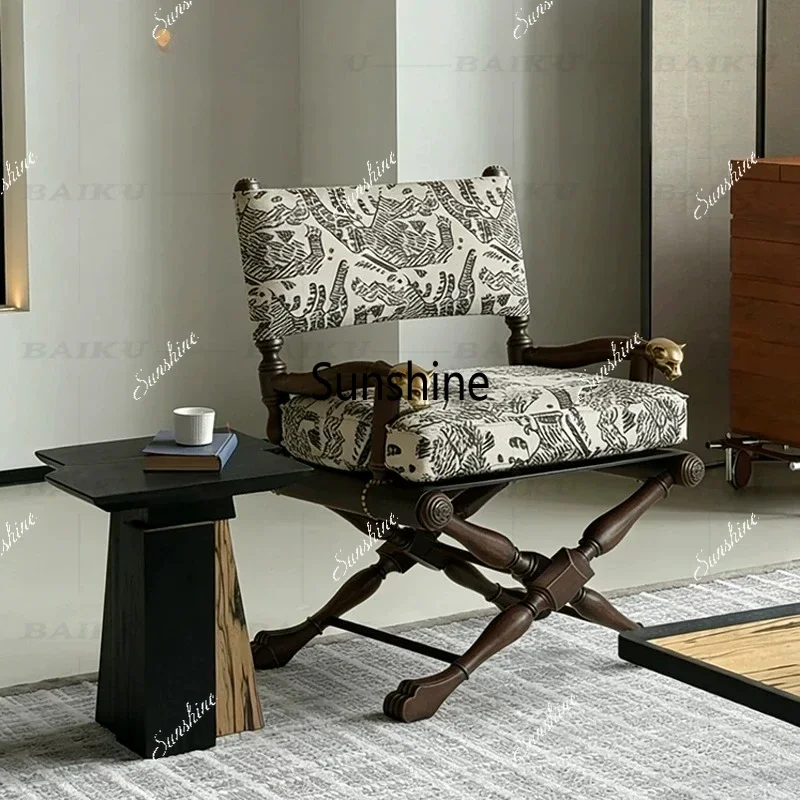 YMedieval small apartment solid wood leisure chair design embroidery single person
YMedieval small apartment solid wood leisure chair design embroidery single person