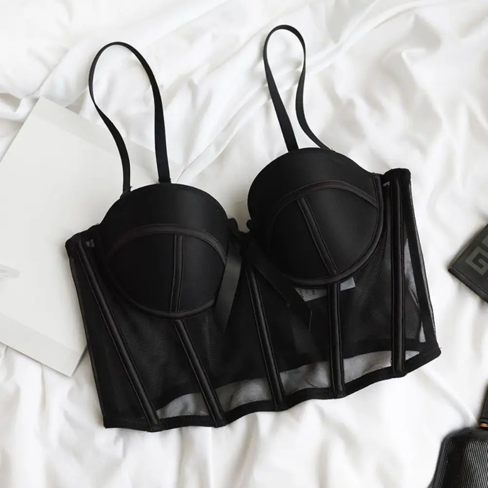 Fashion Thin Fishbone Vest Bras Bowknot Close-fitting Underwear for Women Lingerie Shockproof Push Up Bra Women
Fashion Thin Fishbone Vest Bras Bowknot Close-fitting Underwear for Women Lingerie Shockproof Push Up Bra Women