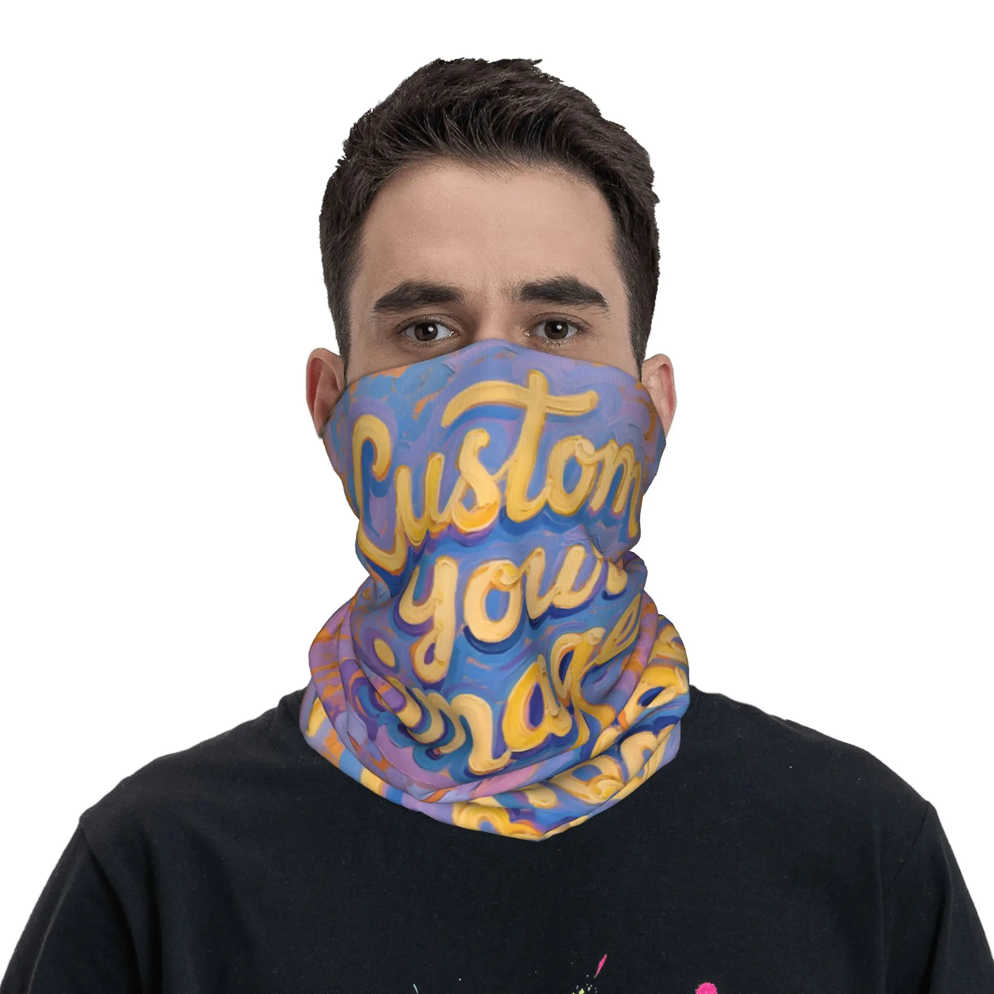 Custom Your Image Logo Bandana Neck Gaiter Windproof Face Scarf Cover Men Women Classic Headband Tube Balaclava
Custom Your Image Logo Bandana Neck Gaiter Windproof Face Scarf Cover Men Women Classic Headband Tube Balaclava
