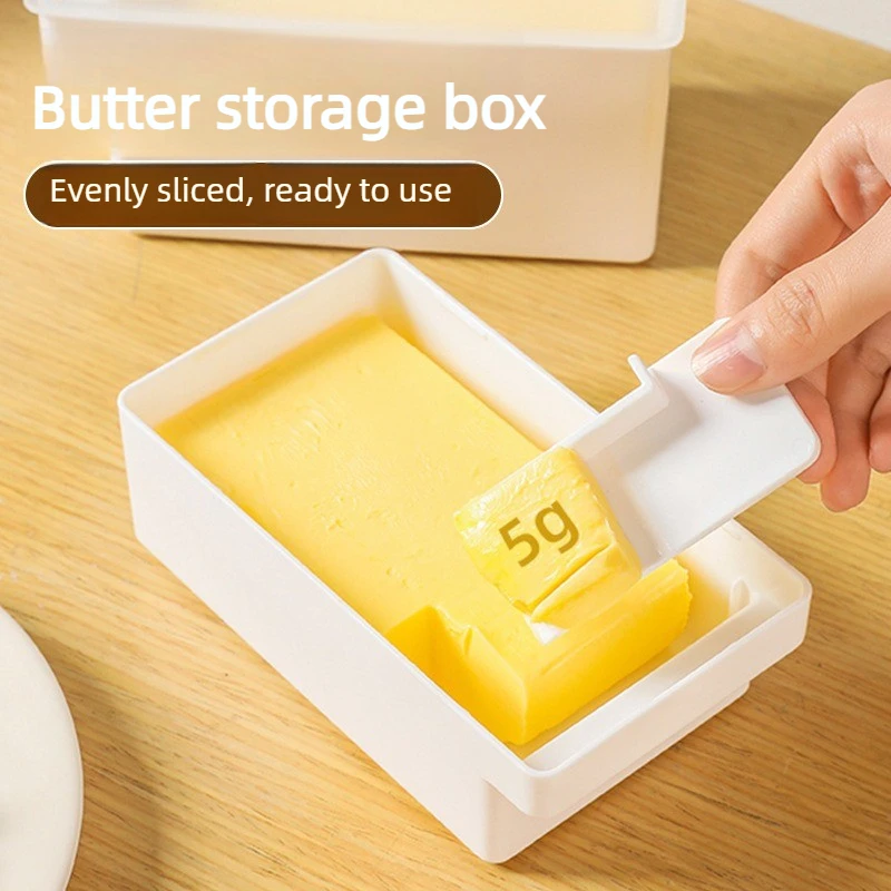 1pc Butter Storage Box with Built-in Cutter and Lid — Fresh-Keeping Organizer and Home Cheese Storage Container
1pc Butter Storage Box with Built-in Cutter and Lid — Fresh-Keeping Organizer and Home Cheese Storage Container