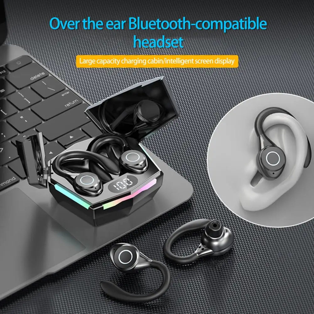 1 Set Universal Intelligent Noise Reduction 200mAh Charging Case Automatic Pairing Wireless Headphones for Daily Use
1 Set Universal Intelligent Noise Reduction 200mAh Charging Case Automatic Pairing Wireless Headphones for Daily Use