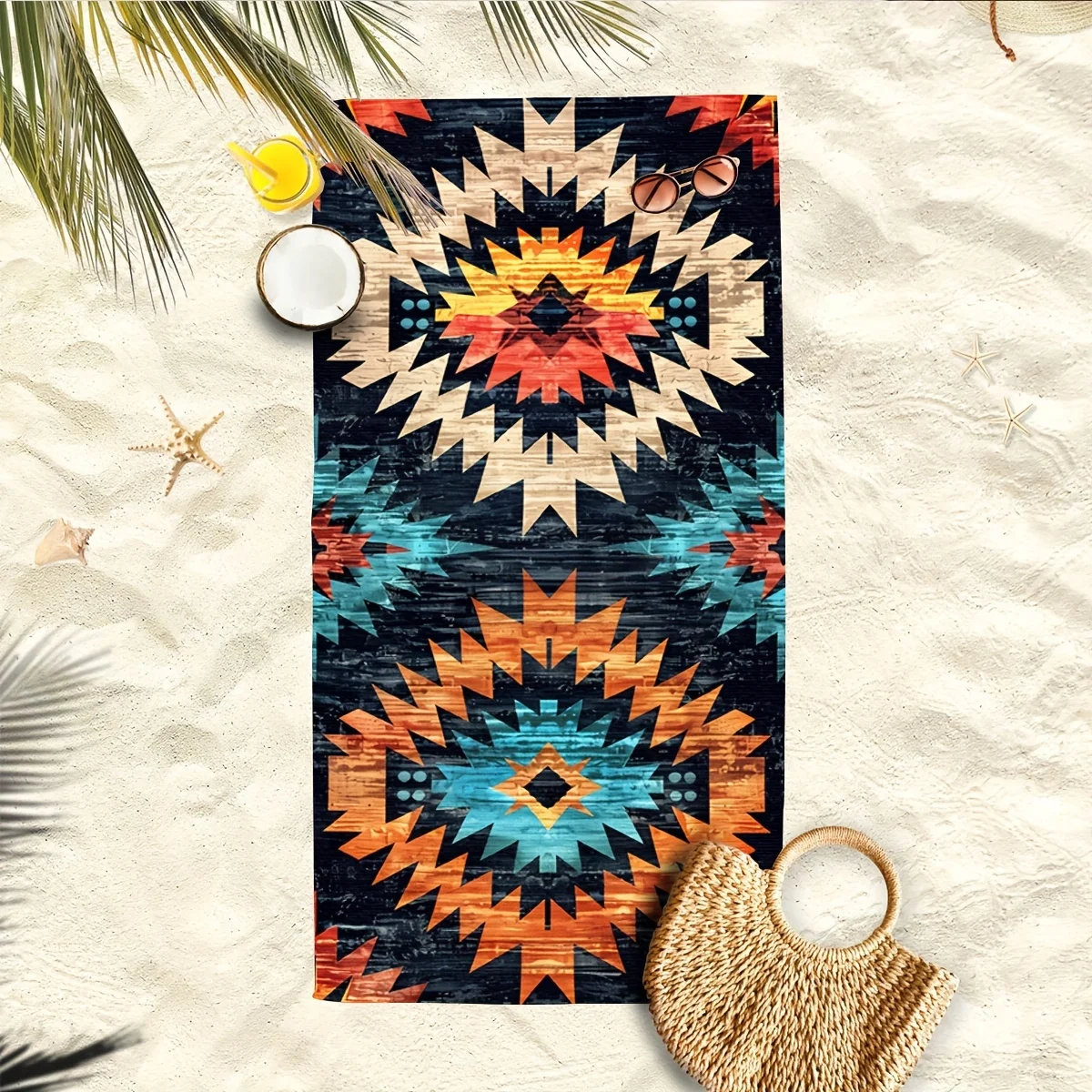 1PC Southwest Style Extra Large Beach Towel, Thickened Pool Towel for Adults, Universal for Men Women
1PC Southwest Style Extra Large Beach Towel, Thickened Pool Towel for Adults, Universal for Men Women